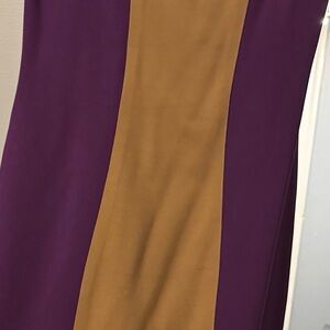 Cache Purple and Tan Women's Dress
